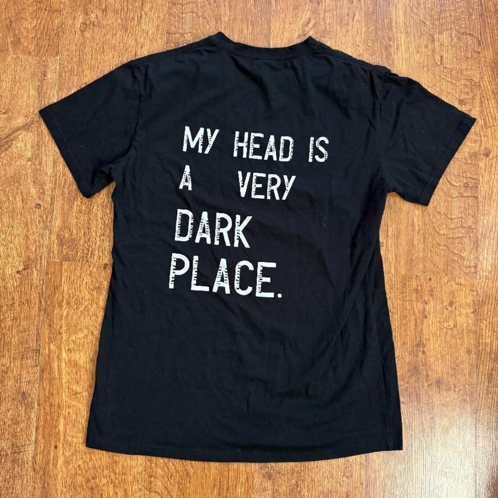 my head is very‎ dark place. graphic t-shirt